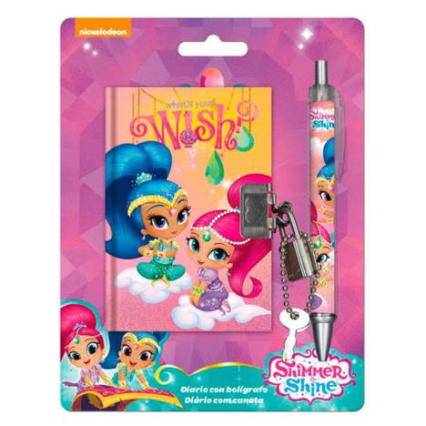 Shimmer & Shine Lockable Diary & Pen Set £3.29